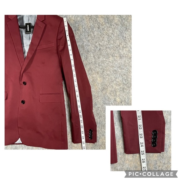 NWT Express Innovator Extra Slim Career Wedding Suit Jacket - Extra Slim 38R - Picture 13 of 16